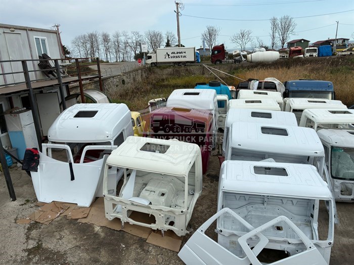 MERCEDES BENZ AXOR -ACTROS-AROCS TİR VE ŞANTİNYE TİP DOLU BOŞ KABİNLER 